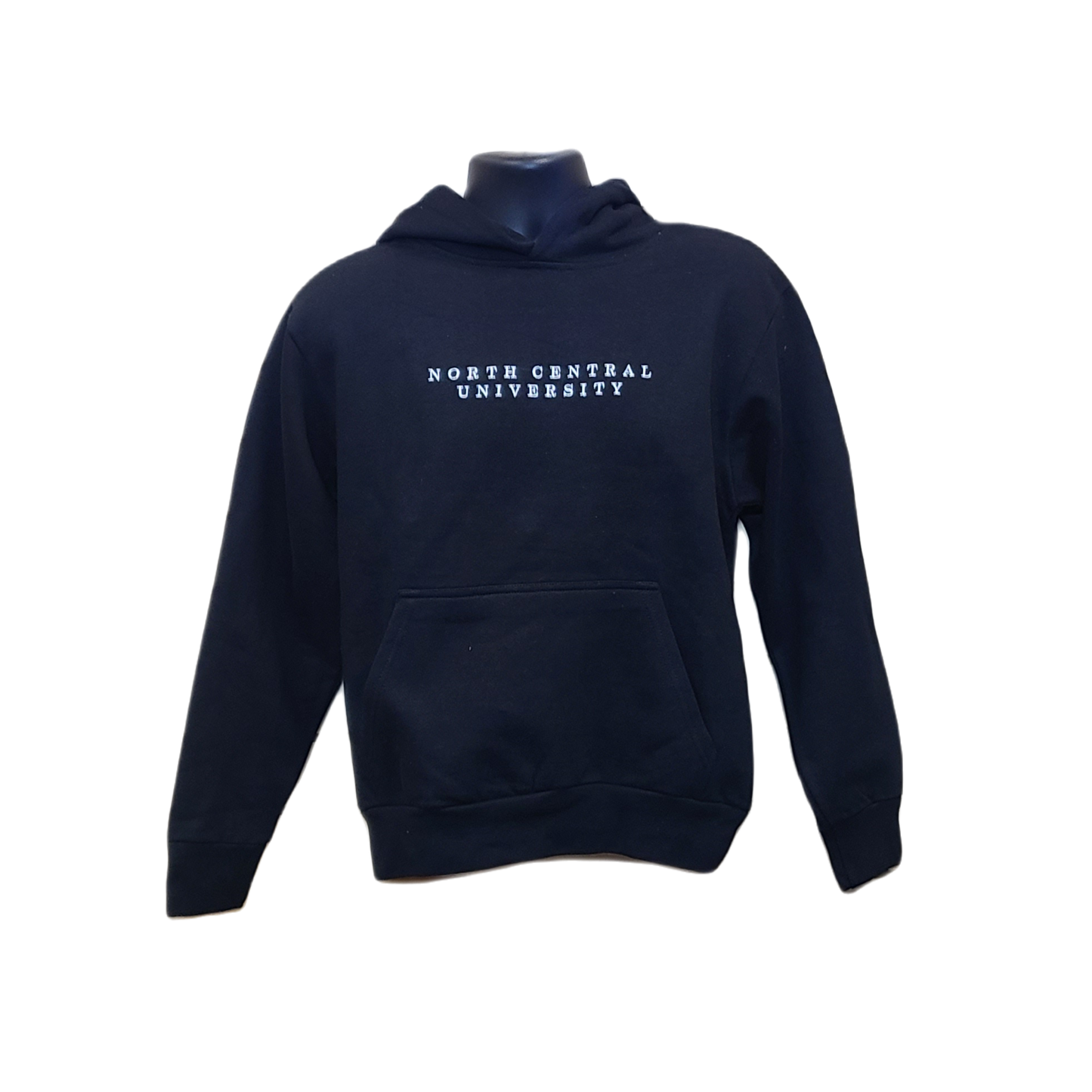 Embroidered Urban Hoodie: Black