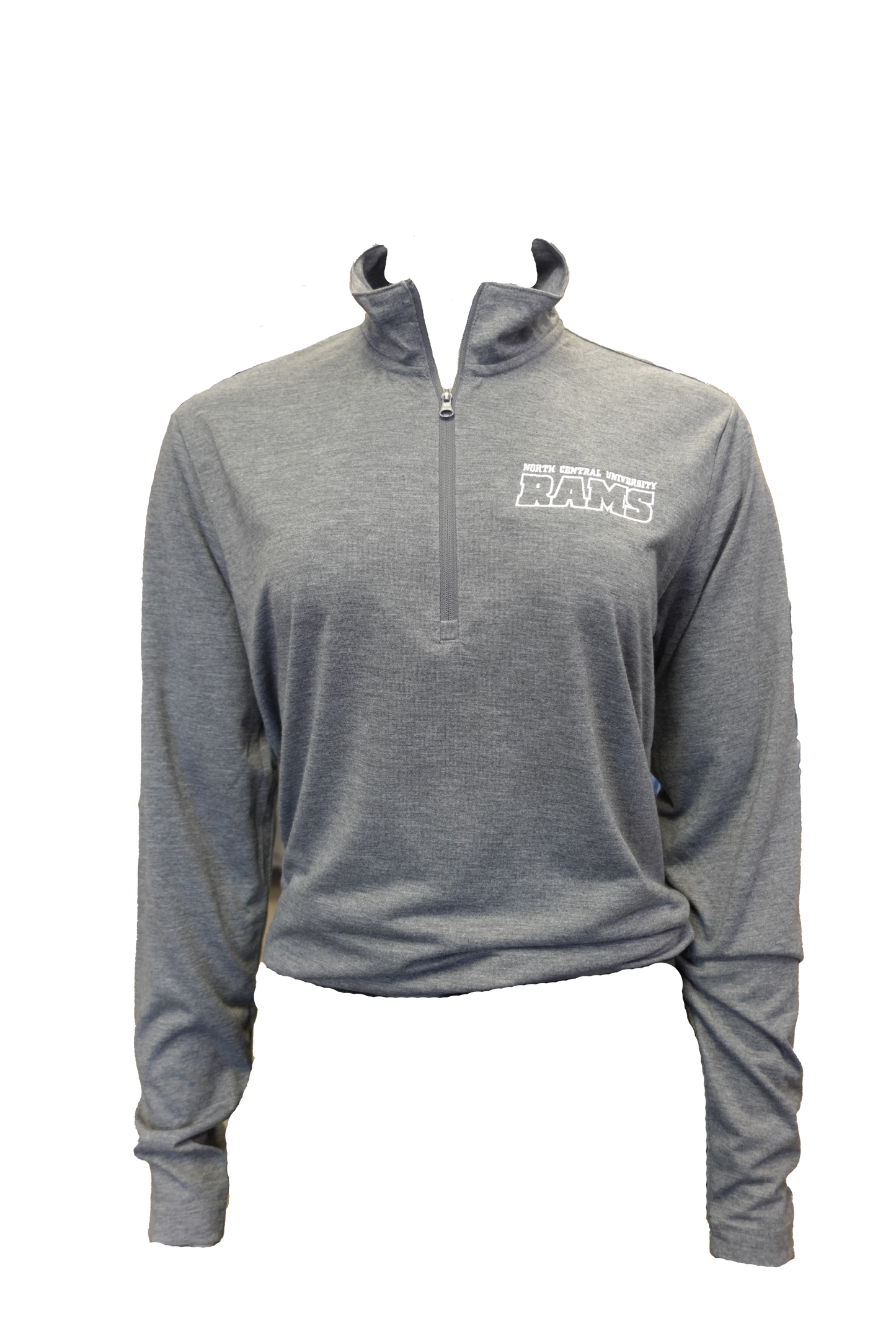 Grey 1/4 Zip Rams