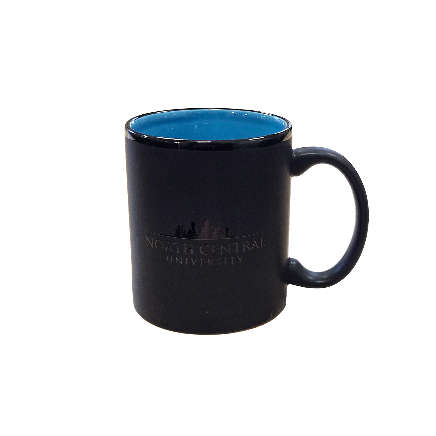 Mug: Matte Black/ Sky Blue