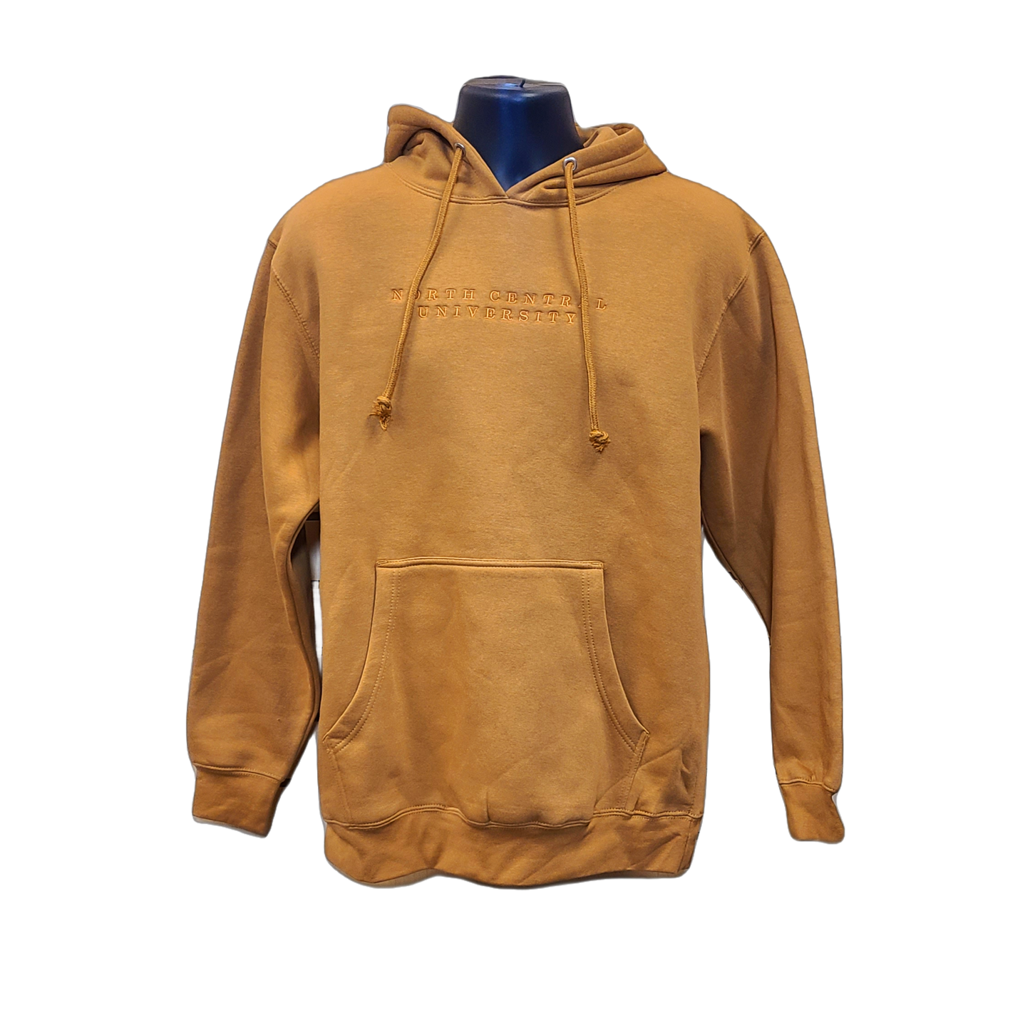 Embroidered Heavyweight Hoodie: Rust