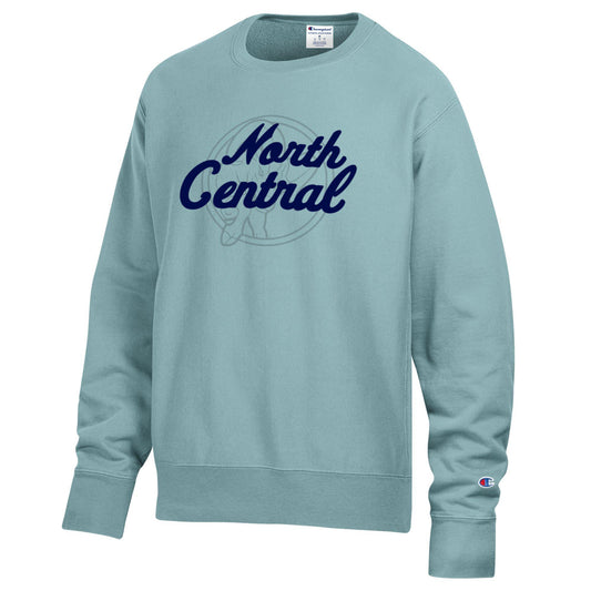 R/W Garment Dye North Central Ram Crewneck