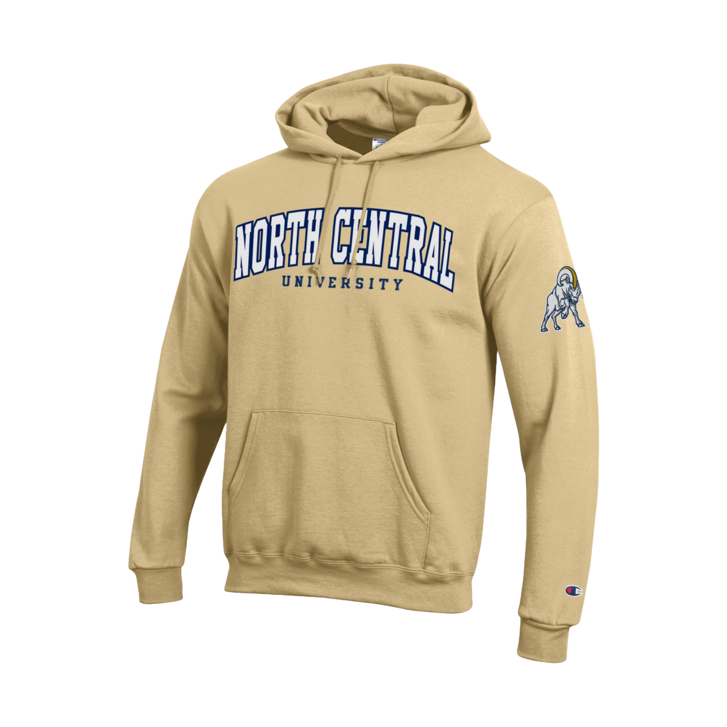 Champion Powerblend Hoodie: Gold